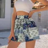 Dames Shorts Vrouwen 2023 Zomer Grote Harajuku Bloemen Volledige Print Casual Ins Losse Paar Hawaiian Beach Joggingbroek