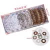 9Pcs Spiraal Haar Banden Gradiënt Jelly Candy Kleur Telefoon Draad Paardenstaart Houder J78E279r