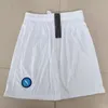 23/24 Short de football Napoli Naples 2023 2024 OSIMHEN KVARATSKHELIA MARADONA ZIELINSKI Pantalon de football pour hommes Uniforme de gardien de but GK à domicile troisième bleu blanc noir S-2XL