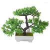 Dekorativa blommor Artificial Pot Plant Bonsai Bright Color Plants Skåp Lätt att hantera utsökt utförande Högkvalitet