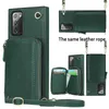 Portafogli per Samsung Nota 20 Ultra 10 + 9 S20 Fe S10 S9 Plus S10E A90 Copertina Coperta Pocket Pocket Lady Lady Crossbody Leather Telefono Case