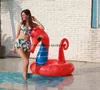 Inflatable animal sea horse mattress children adult water sports play toy floating swim seat ring floats island sofa bed swimming pool tubes lounge