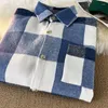 Men's Jackets Autumn College Style Plaid Jacket Men Loose Fashion Women's Shirt Woolen Hip Hop Male Korean Couple Coat 2023 S