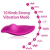 Onzichtbare Draadloze Afstandsbediening Panty Dildo Vibrator Wearable Clitoris Stimulator Slipje Dragen Ei Speelgoed voor Vrouwen Paar Q0602264E