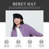 Berets Casual Beret Hat Female Warm Artist Sailor Vintage Winter Beanie for Dancing Show Decoration