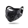 Cartoon Camo Sports Masks Outdoor Bicycle Riding Half Face Mask Activated Carbon Anti Smog Neoprene Ear Loop Air Filter Mask