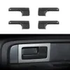 Interiörens dörrhandtag för täckning för Ford F150 Raptor 2009-2014 Kolfiber 4PCS323B