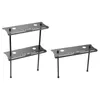 Camp Furniture Outdoor Camping Table Lightweight Cutlery Storage Hanger Aluminum Metal Grill