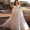 2022 new wedding dress French style sexy deep V-neck shawl travel shooting location seascape237d