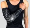 Sommer Basketball Armmanschette Ellenbogenschutz Spinnennetz langer Armwärmer Radfahren Laufen Sport Ärmel Armmanschette Schutz Ellenbogenstütze