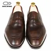 Saviano Uncle Loafers Dress Wedding Party Best Man Shoe Business Office Formal Leather Shoes for Men Original b s