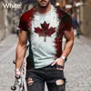 Men's T Shirts Summer Imitation Cotton Round Neck Short Sleeve T-shirt 3D Digital Printing Customization