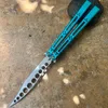 Theone 4 Style Balisong Butterfly Training Trainer Knife Not Sharp Aviation Aluminium Hom Basilisk Snake Sea Monster Squid Cyoz Parrot BM42 EX10 Swing Jilt Knives C07