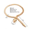 Rose Gold Sliver Big Snake Choker Pendants Långa halsband för kvinnor Trendiga Set Luxury Designer Men smycken unisex Party Christmas Wedding Presents Birthday Presents Girls Girls