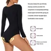 Femmes Shapers One-piece Shapewear Sous-vêtements Ventre-lifting Fesses Shaping Jumpsuit Femmes Corset à manches longues Minceur Body Shaper