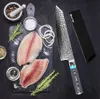 Kabartma Xituo Highquality Şam Bıçak 8 "inç VG10 Blade Şam Çelik Bıçak 67 Katmanlar Japon Şef Santoku Cleaver Meat Bıçak Hediyesi