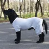 Vêtements pour chiens Pyjamas doux Vêtements décontractés Vêtements d'été Col rond Anti-UV Grands vêtements de protection solaire