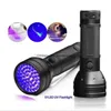 Lanterna led uv 51 leds 395nm ultravioleta tocha luz lâmpada detector de luz negra para urina de cachorro manchas de animais de estimação e lanternas de detecção de percevejos