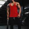 Erkeklerin tank üstleri erkek fitness giyim boş kollu gömlek erkek spor salonu stringer üst vücut geliştirme tanktop spor giyim fanila ve 230721