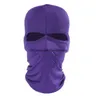 Máscara de cobertura facial completa três buracos balaclava máscara elástica gorro boné novo preto esportes ao ar livre máscaras faciais boné de ciclismo de motocicleta