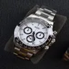 Orologio da uomo CLEAN Factory top 4130 movimento cronotipo funzione 904 acciaio pregiato realizzato in ceramica 40mmx12 4mm anello zaffiro vetro256h