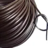 Whole 2mm Coffee shiping Genuine Round 100% COW Real Leather Jewelry Cord DIY String For Bracelet & Necklace189k