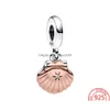 Charms 925 Sterling Sier Suspension Charm Sea Shell Treatment Of Freshwater Training Pearl Pendant Pandora Bracelet S925 Jewelry Gif Dh50T