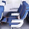 Regulowany wysokość hamak podnóżka z nadmuchiwaną osłoną siedzącą poduszki dla samolotów Pociągi autobusy 190x40cm Y200327330C