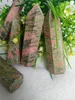 7-11cm Natural Crystal Wand Unakite Stone Quartz Point Plating Gemstone Tower Mineral Specimen Healing