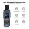 Misuratori di rumore SMART SENSOR Misuratore di livello sonoro digitale 30-130 dB Misuratore di decibel LCD Retroilluminazione Sonometro Misuratore di rumore con funzione termometro 230721