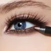 15 colori perlescenti ombretto eyeliner matita impermeabile glitter opaco nudo ombretto trucco pigmento penna ombretto baco da seta