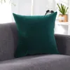 Solid Color Throw Pillow Coat Cushion Soffa Office midja ryggstöd 37288R