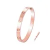 Wedding lovers cutting diamond bracelet metal creative pulsera plated silver gold bangle hip hop simple ladies man designer bracelets as gift ZB061 e4