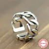 S925 STERLING Gümüş Yüzük Kişiselleştirilmiş Moda Klasik Çift Moda Stili Basit Retro Hipster Jewelry2339