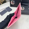 Designer Tassen Vrouwen Korte Portefeuilles Klassiek Merk Metalen Driehoek Flip Portemonnees Kaartentassen Dames Clutch Bags Ritsvak Lange Portemonnee Dames Vrouwelijke Opslag Portemonnees