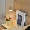 Candeeiros de mesa Nordic Home Deco para o quarto Minimalista Preto/Branco Luminária Iluminação LED Candeeiro de cabeceira Candeeiro de mesa Sala de estudo