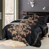 Intero-Red Black White Bedding Copripiumino king size in stile europeo Biancheria da letto Edredon China Bedding Kit227U