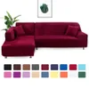 Szary zwykły kolor elastyczna rozciągająca sofa Need Order 2cece, jeśli sofy Fundas w stylu L Con Chaise Longue Case for 210909310J