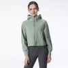 Yoga Wear Perfect Oversized Fall Winter Women's Plush Sweater Sports Hooded Round Neck Long Sleeves LL yoga scuba