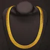 Sillbens kedja 18k gult guldfylld klassisk mens halsband fasta tillbehör 23 6 tum längd338a