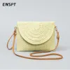 Evening Bags Envelope Wristlet Bag Summer Beach Trend Straw Party Handbag Leather Shoulder Strap Mixed Color Phone Pocket Wholesale 230721