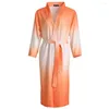 Vêtements de nuit pour femmes Kimono peignoir robe femmes gaufre vêtements de nuit chemise de nuit décontractée Lingerie intime doux amoureux chemise de nuit maison vêtements