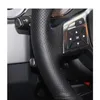 Housse de volant en cuir artificiel PU cousue à la main pour Mercedes Benz Classe A 2013-2015 Classe CLA 2013 Accessoires de classe C3271