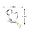 Baking Moulds 1pcs Reposteria Patisserie Rooster Hen Egg Stainless Steel Cookie Cutter Biscuit Mold Cupcake Decorating Tools Pastry Shop DIY
