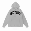 2023 ST Hoodie Designer Hoodies for Mens Womens High Quality New Printing Graphic Sweatshirts Dooclothing Black White Navy