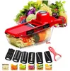 Messen Multifunctional 3 in 1 Rotary Grater Kitchen Accessories Vegetable Slicer Manual Cutter Potato Fruit Vegetable Chopper Grater