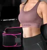 Mujeres Modelado del cuerpo Soporte delgado para la cintura Banda de compresión para el sudor Cinturón Entrenamiento de gimnasia Envoltura para el sudor Soportes para la barriga para la pérdida de peso Trimmer Band Trainer con funda para teléfono celular