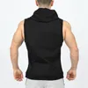 Regatas Masculinas Colete Masculino Camisas Sem Manga Regatas com Moletom Treino GINÁSTICA Camisa Muscular Colete Fitness Roupas Masculinas 230721