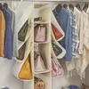 Sacs de rangement placard suspendu sac anti-poussière garde-robe sac à main organisateur pliable