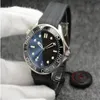 Mannen kijken automatisch mechanisch buiten meerkleurige wijzerplaat met rubberen armband draaibare bezel transparante kast terug 286M